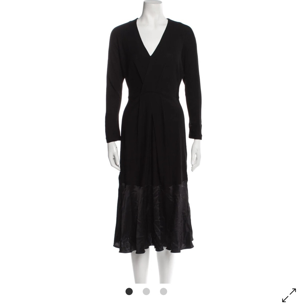 Boutique Black Long Sleeve Dress-Derek Lam